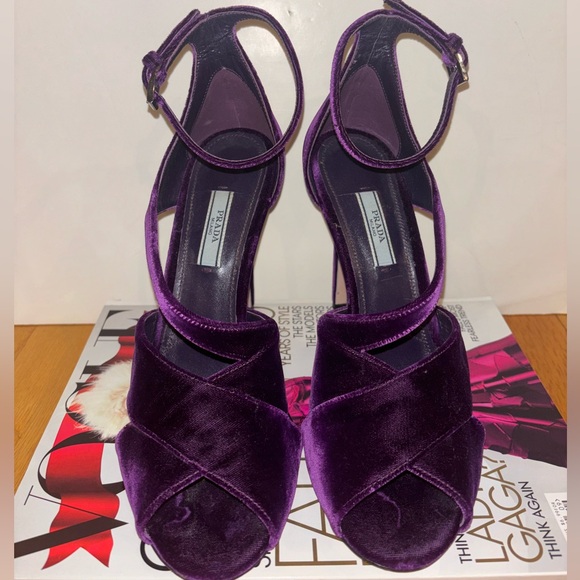 Prada Shoes - PRADA Sandal in velvet
